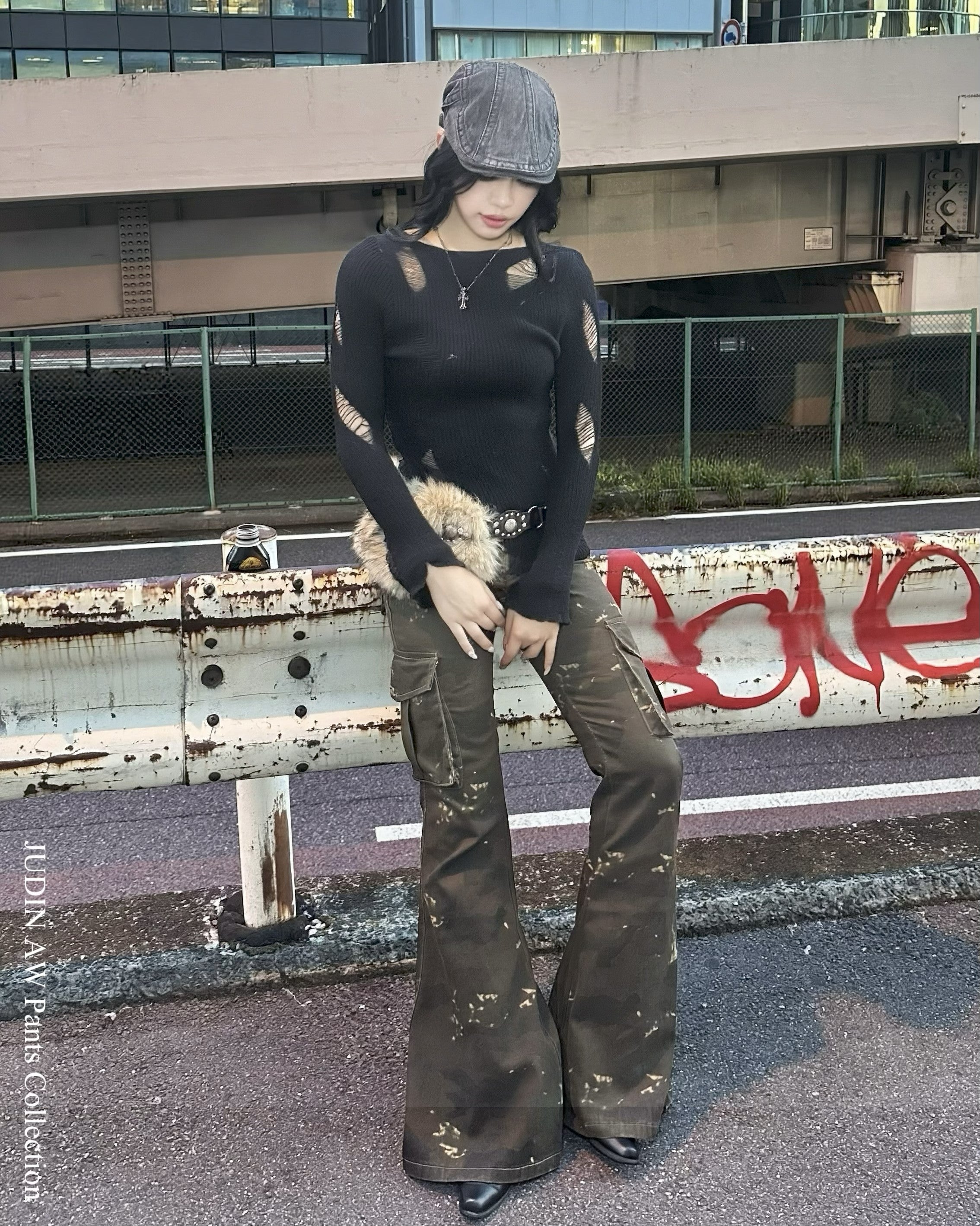 judin 水着（BLACK） 2way ribbon motif swimwear 即完売したビッグリボン水着が