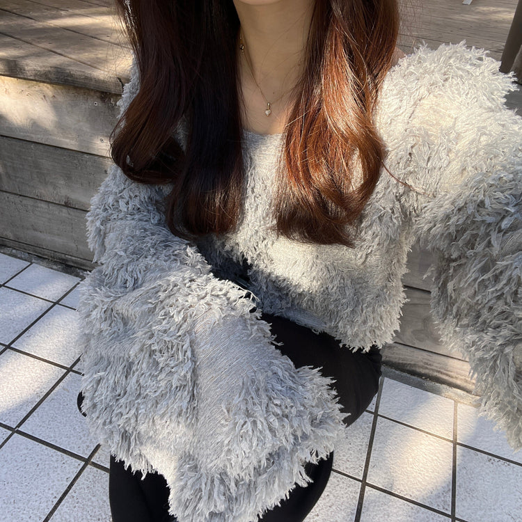 RiLi】2WAYもけもけ袖たぽトップス | Judin
