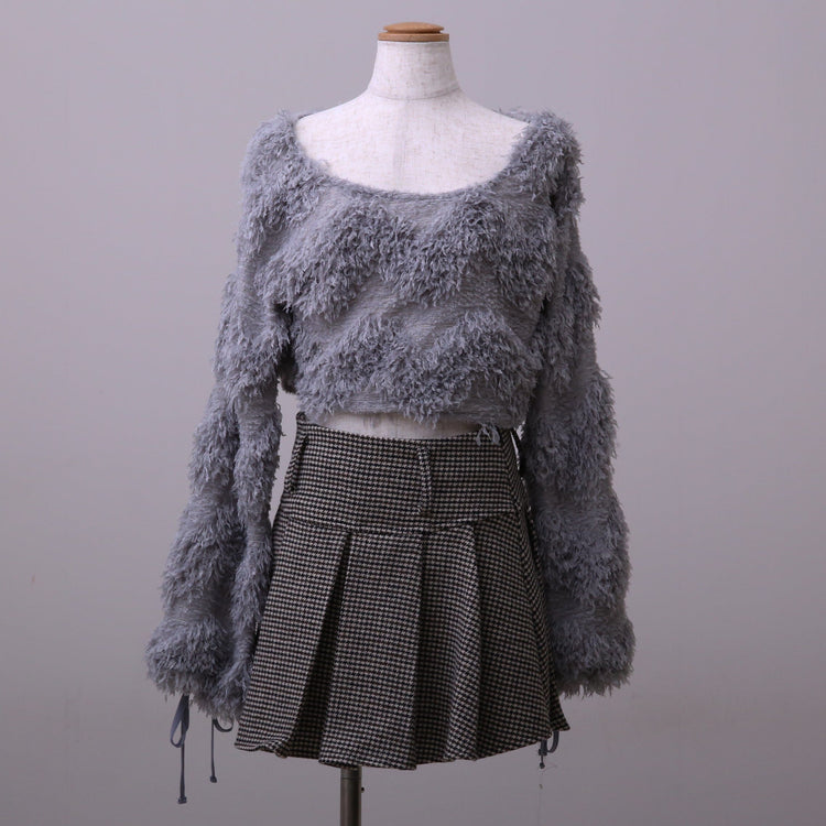 RiLi】2WAYもけもけ袖たぽトップス | Judin