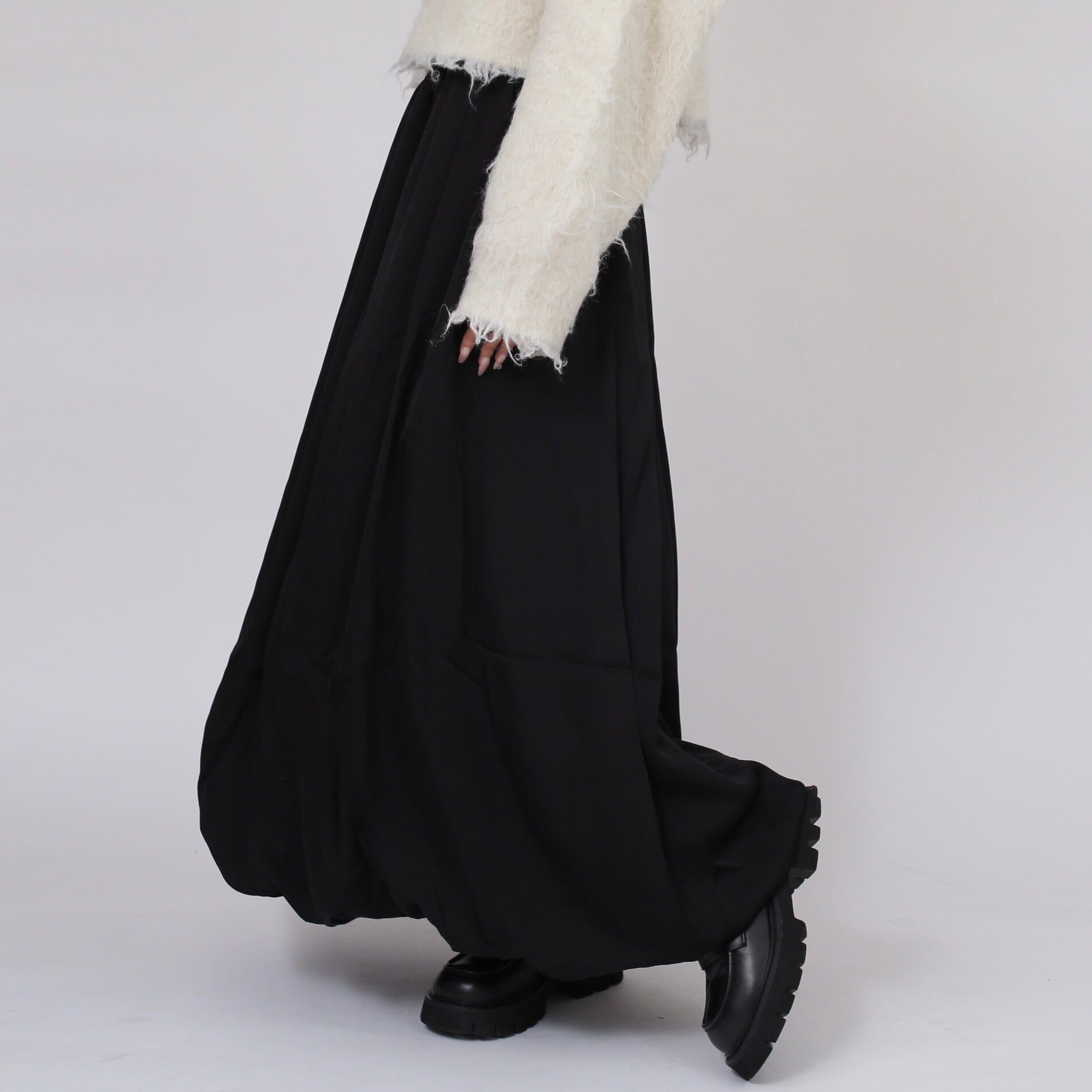 Balloon long skirt | Judin