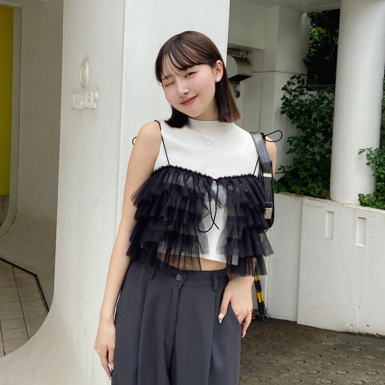 当店だけの限定モデル RiLi】チュールビスチェ | Judin トップス