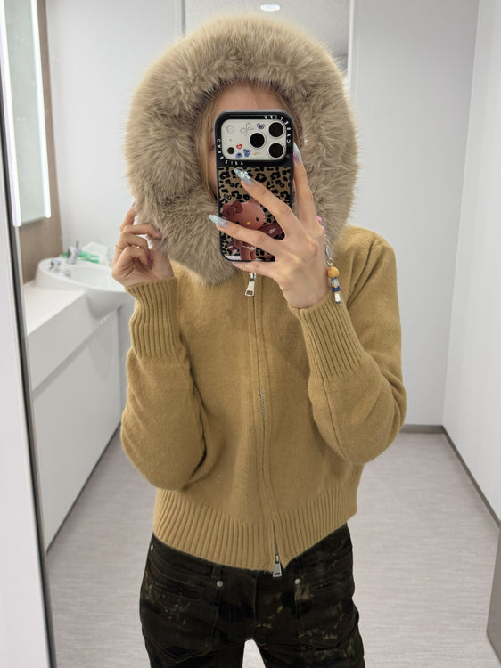 judin クロップドファーコート レディース 210.jpg