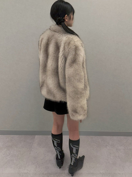 Fluffy faux fur coat | Judin