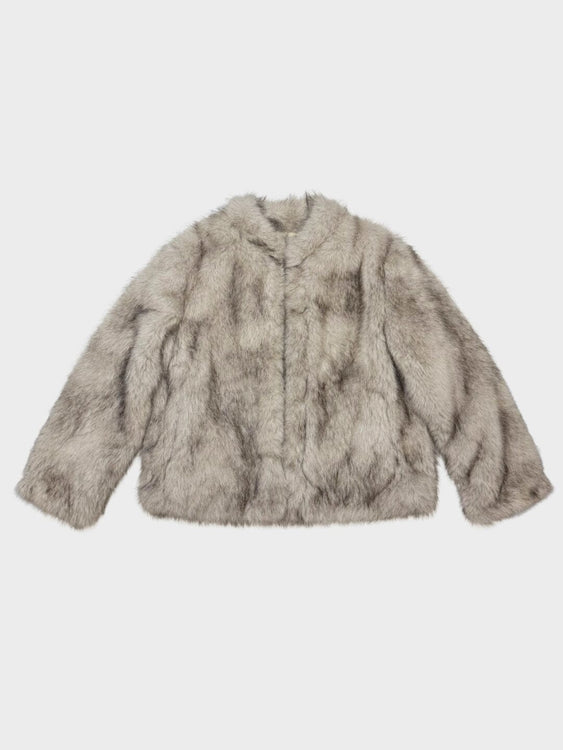 Fluffy faux fur coat | Judin