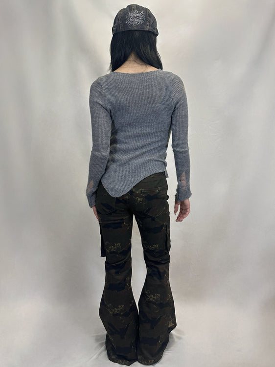 Hem flare pants | Judin