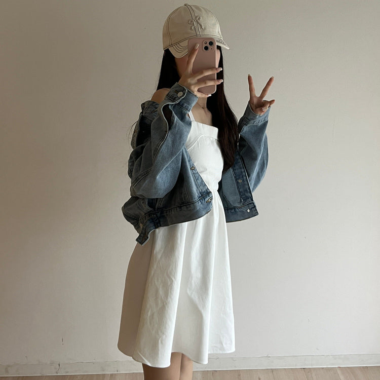 RiLi】ふんわりフレアミニワンピ | Judin