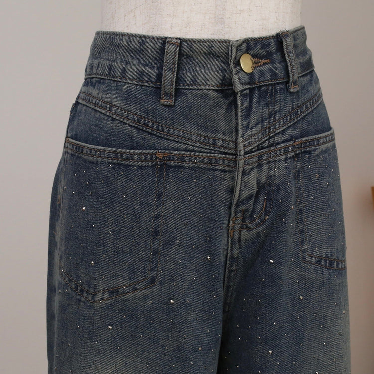 RiLi】キラキラスタッズデニム | Judin