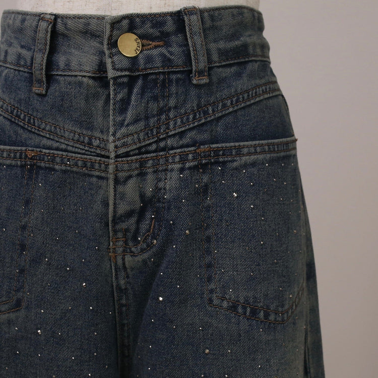 RiLi】キラキラスタッズデニム | Judin