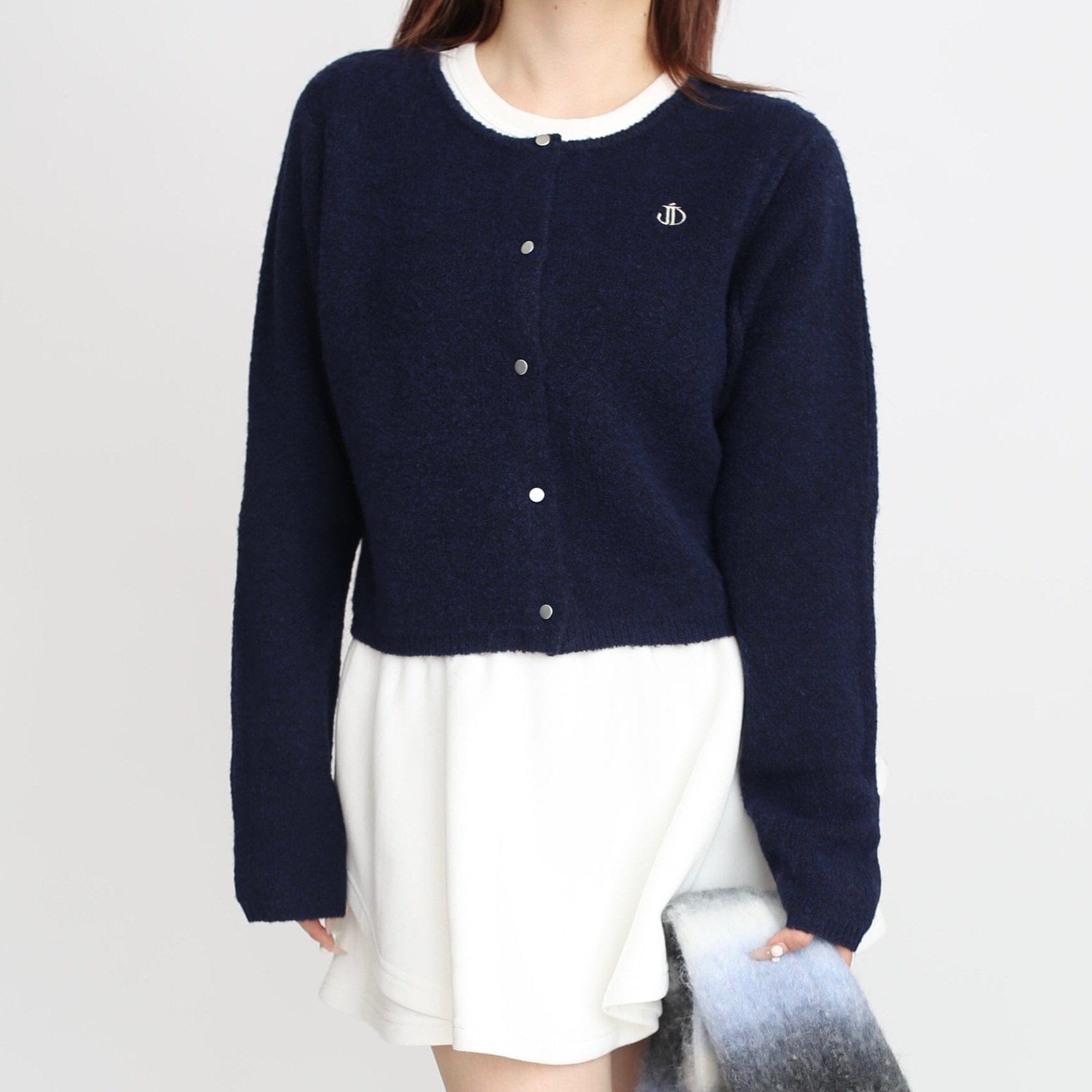JD logo knit cardigan | Judin