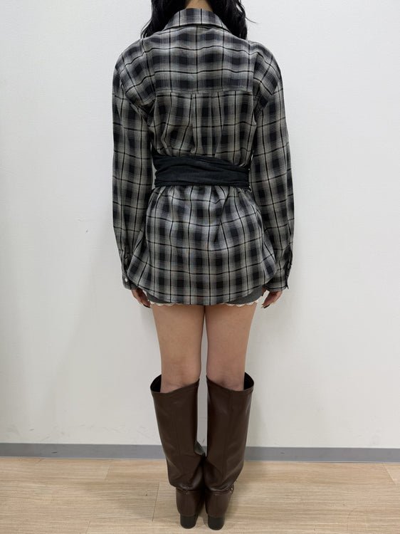 ヴェトモンOversized check shirt VETEMENTS (ヴェトモン) 18AW