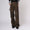 Leopard design straight wide denim pantsのサムネイル