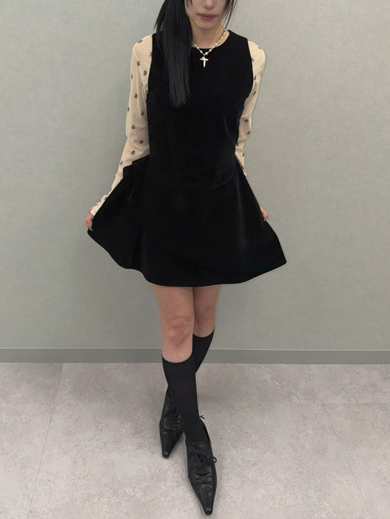 Velvet mini dress | Judin