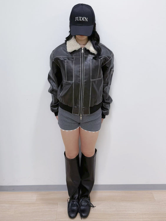 Vintage faux leather jacket | Judin